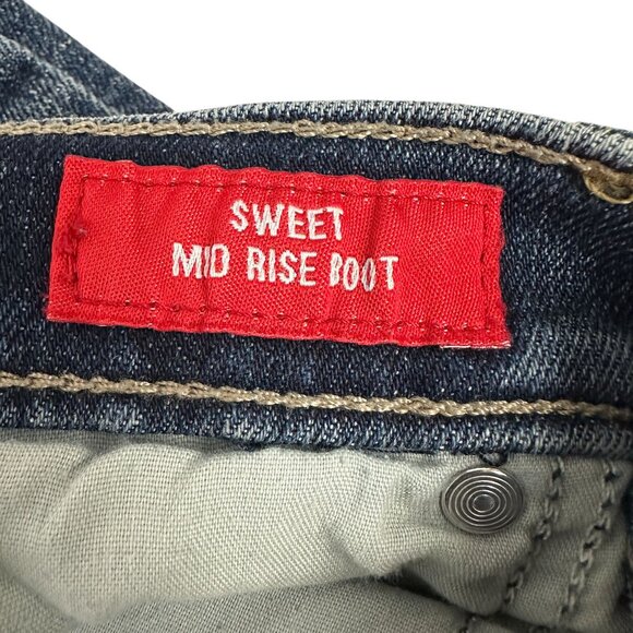 Lucky Brand Womens Sweet Mid Rise Bootcut Jeans Size 10 Blue Denim Classic Fit - Picture 4 of 13